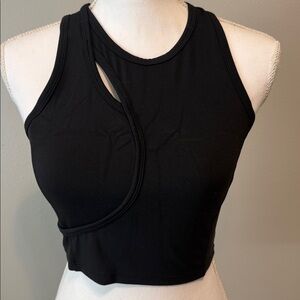 Lululemon Black Cutout tank Top
